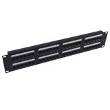 Патч-панель 19" NEOMAX [NM-PP-2U48P-UC5E-DB-109-BK] 2U&nbsp;<img style='position: relative;margin:0' src='/image/only_to_order_edit.gif' alt='На заказ' title='На заказ' />