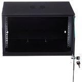 Шкаф телекоммуникационный NEOMAX [NM-CBWM-6U5240GKL-301-BK] настенный 6U (520х400)&nbsp;<img style='position: relative;margin:0' src='/image/only_to_order_edit.gif' alt='На заказ' title='На заказ' />