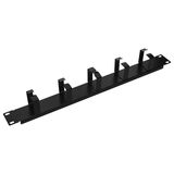 Кабельный органайзер 19" NEOMAX [NM-CM-1U5R-M-103-BK] 1U