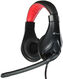 Oklick HS-L100 черный/красный 2м мониторы оголовье 359485