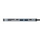 Exegate EX293983RUS Док-станция ExeGate DUB-21C/PD/CR/H (кабель-адаптер USB Type-C --> 2xUSB3.0 + Card Reader + PD 100W + HDMI 4K@60Hz, Plug&Play, серый)