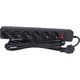 5bites SP6B-150 Сетевой фильтр SP6B-150 5S / 3*0.75MM2 / 5M / BLACK