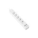 Harper Сетевой фильтр с USB зарядкой UCH-510 White (5 роз.,10м.,3 x USB 2.4A (max 3.4A)