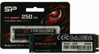Solid State Disk Silicon Power UD85 250Gb PCIe Gen4x4 M.2 PCI-Express (PCIe) 3300/1300 MB/s SP250GBP44UD8505