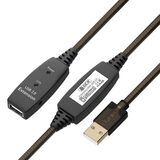 Кабель Удлинитель активный Greenconnect 15.0m USB 2.0 AM&thinsp;/ &thinsp;AF GCR-53807&nbsp;<img style='position: relative;margin:0' src='/image/only_to_order_edit.gif' alt='На заказ' title='На заказ' />