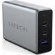 Satechi [ST-TC100GM-EU] Сетевое зарядное устройство Compact GaN Charger 100W Type-C PD - Space Gray (1790369)
