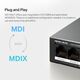 Mercusys MS106LP Настольный коммутатор с 6 портами 10/100 Мбит/с (4 порта PoE+) Mercusys MS106LP Настольный коммутатор с 6 портами 10/100 Мбит/с (4 порта PoE+)