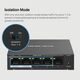 Mercusys MS105GP Настольный коммутатор с 5 гигабитными портами (4 порта PoE+) Mercusys MS105GP Настольный коммутатор с 5 гигабитными портами (4 порта PoE+)