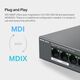 Mercusys MS108GP Настольный коммутатор с 8 гигабитными портами (7 портов PoE+) Mercusys MS108GP Настольный коммутатор с 8 гигабитными портами (7 портов PoE+)