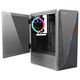 Ginzzu SL200 FAN Rear 12CM LED 1*USB 3.0,1*USB 2.0,AU Window w/o PSU