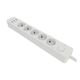 Harper Сетевой фильтр с USB зарядкой UCH-530 White (5 роз.,1,5м.,3 x USB 2.4A (max 3.4A)