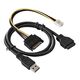 Exegate EX289290RUS Планка USB на переднюю панель ExeGate U5H-625