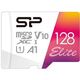 Micro SecureDigital 128Gb Silicon Power (SP128GBSTXBV1V20SP) Elite + adapter Class10 Micro SecureDigital 128Gb Silicon Power (SP128GBSTXBV1V20SP) Elite + adapter Class10
