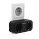 TESSAN TS-321-DE Black Сетевой фильтр с 2 розетками 220В и 2 USB портами {80001841}