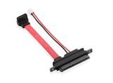 Кабель Greenconnect SATA 22pin F to sata 7pin F 90 градусов + 2P HS GCR GC-ST308-0.7m&nbsp;<img style='position: relative;margin:0' src='/image/only_to_order_edit.gif' alt='На заказ' title='На заказ' />