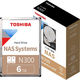 Toshiba N300 NAS 6TB (HDWG460UZSVA)