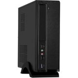 Корпус Desktop ExeGate MI-207U-M300 Exegate EX288780RUS (mini-ITX/ mATX, БП M300 с вент. 8см, 2*USB+1*USB3.0, аудио, черный)