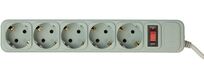 PC PET Сетевой фильтр AP01006-E-G 1.8м (5 розеток) серый PC PET Сетевой фильтр AP01006-E-G 1.8м (5 розеток) серый