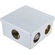 Iek UKO11-085-085-040-K41-44 Коробка КМ41235 распаячная для о/п 85х85х40 мм IP44 (RAL7035, 6 гермовводов)