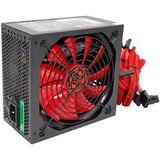 14CM 80+ black, APFC, 24+4p, 2 PCI-E(6+2) Ginzzu PC600 (Red)