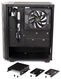 CASE HIPER DCB черный без БП ATX 1x120mm 1x140mm 1xUSB2.0 1xUSB3.0 audio bott PSU