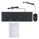 Клавиатура + мышь Oklick 630M черный USB [1091260]