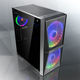 Raijintek
SILENOS MS PRO (200x200x25 *2 + 120x120x25*1 ARGB fan); Tempered glass appearance design; ATX; 4mm Tempered Glass; USB3.0*1 + USB2.0*2 +HD AUDIO; 62.5