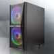 Raijintek
SILENOS MS PRO (200x200x25 *2 + 120x120x25*1 ARGB fan); Tempered glass appearance design; ATX; 4mm Tempered Glass; USB3.0*1 + USB2.0*2 +HD AUDIO; 62.5