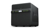 Synology QC1, 1GhzCPU/ 2GB/ RAID0, 1, 10, 5, 6/ up to 4HDDs SATA(3, 5' or 2, 5')/ 2xUSB3.2/ 2GigEth/ iSCSI/ 2xIPcam(up to 30)/ 1xPS/ 2YW repl DS418 DS423