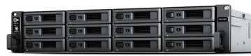 Synology Rack 2U QC3,6GhzCPU/4Gb(up to 32)/RAID0,1,10,5,6/up to 12 HDDs SATA(3,5' or 2,5')(up to 24 w/ RX1223RP)/2xUSB/2Gbx1+10Gbx1(+1Expslot)/iSCSI/2xIPcam(up to 40)/2xPS/no rail repl RS2421RP+