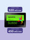 ADATA SSD Ultimate SU650 512GB (ASU650SS-512GT-R) ADATA SSD Ultimate SU650 512GB (ASU650SS-512GT-R)