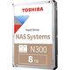 Toshiba N300 NAS 8TB (HDWG480UZSVA) Toshiba N300 NAS 8TB (HDWG480UZSVA)