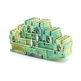 DKC / ДКС VPR-2.5-3L-PE-YG (Заказная) Клемма заземления трехуровневая