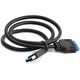Exegate EX280448RUS Планка USB на переднюю панель Exegate U3H-619