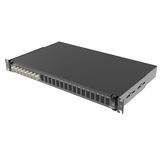 DKC / ДКС RNFP50DLCU8 (Заказная) Оптическая полка выдвижная 1U с адатерами 8 х duplex LC ОМ2 в комплекте с лицевой панелью