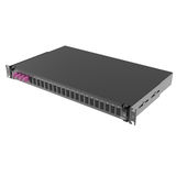 DKC / ДКС RNFP54DLCU4 (Заказная) Оптическая полка выдвижная 1U с адатерами 4 х duplex LC ОМ4 в комплекте с лицевой панелью