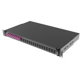 DKC / ДКС RNFP54DLCU8 (Заказная) Оптическая полка выдвижная 1U с адатерами 8 х duplex LC ОМ4 в комплекте с лицевой панелью