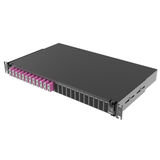 DKC / ДКС RNFP54DSCU12 (Заказная) Оптическая полка выдвижная 1U с адатерами 12 х duplex SC ОМ4 в комплекте с лицевой панелью&nbsp;<img style='position: relative;margin:0' src='/image/only_to_order_edit.gif' alt='На заказ' title='На заказ' />