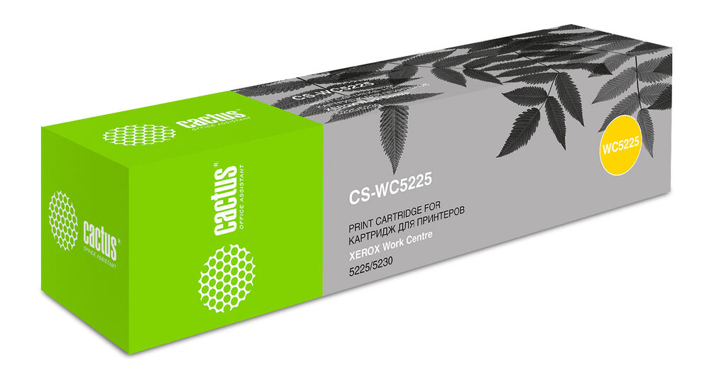 Cactus 106R01305 Тонер Картридж Cactus CS-WC5225 (106R01305) черный для Xerox 5225/5230 (30000стр.) Cactus 106R01305 Тонер Картридж Cactus CS-WC5225 (106R01305) черный для Xerox 5225/5230 (30000стр.)