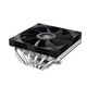 DEEPCOOL AN600 LGA1700/1200/115X/AM5/AM4 низкопрофильный 67mm (18шт/кор, TDP 180W, PWM, White LED Fan 120mm, 6 тепл. трубок, Copper Base, черный) RET