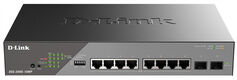 D-Link DSS-200G-10MP/A1A Настраиваемый L2 коммутатор с 8 портами 10/100/1000Base-T и 2 портами 1000Base-X SFP (8 портов PoE 802.3af/at, PoE-бюджет 130 Вт, дальность до 250 м) D-Link DSS-200G-10MP/A1A Настраиваемый L2 коммутатор с 8 портами 10/100/1000Base-T и 2 портами 1000Base-X SFP (8 портов PoE 802.3af/at, PoE-бюджет 130 Вт, дальность до 250 м)