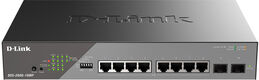 D-Link DSS-200G-10MP/A1A Настраиваемый L2 коммутатор с 8 портами 10/100/1000Base-T и 2 портами 1000Base-X SFP (8 портов PoE 802.3af/at, PoE-бюджет 130 Вт, дальность до 250 м) D-Link DSS-200G-10MP/A1A Настраиваемый L2 коммутатор с 8 портами 10/100/1000Base-T и 2 портами 1000Base-X SFP (8 портов PoE 802.3af/at, PoE-бюджет 130 Вт, дальность до 250 м)