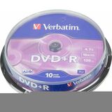 Verbatim Диски DVD+R 4.7Gb 16х 43498