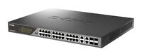 D-Link DSS-200G-28MPP/A1A Настраиваемый L2 коммутатор с 24 портами 10/100/1000Base-T и 4 комбо-портами 100/1000Base-T/SFP (порты 1-24 PoE 802.3af/at, порты 1-8 PoE 802.3bt, PoE-бюджет 518 Вт) D-Link DSS-200G-28MPP/A1A Настраиваемый L2 коммутатор с 24 портами 10/100/1000Base-T и 4 комбо-портами 100/1000Base-T/SFP (порты 1-24 PoE 802.3af/at, порты 1-8 PoE 802.3bt, PoE-бюджет 518 Вт)