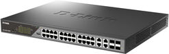 D-Link DSS-200G-28MPP/A1A Настраиваемый L2 коммутатор с 24 портами 10/100/1000Base-T и 4 комбо-портами 100/1000Base-T/SFP (порты 1-24 PoE 802.3af/at, порты 1-8 PoE 802.3bt, PoE-бюджет 518 Вт) D-Link DSS-200G-28MPP/A1A Настраиваемый L2 коммутатор с 24 портами 10/100/1000Base-T и 4 комбо-портами 100/1000Base-T/SFP (порты 1-24 PoE 802.3af/at, порты 1-8 PoE 802.3bt, PoE-бюджет 518 Вт)