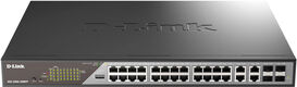 D-Link DSS-200G-28MPP/A1A Настраиваемый L2 коммутатор с 24 портами 10/100/1000Base-T и 4 комбо-портами 100/1000Base-T/SFP (порты 1-24 PoE 802.3af/at, порты 1-8 PoE 802.3bt, PoE-бюджет 518 Вт) D-Link DSS-200G-28MPP/A1A Настраиваемый L2 коммутатор с 24 портами 10/100/1000Base-T и 4 комбо-портами 100/1000Base-T/SFP (порты 1-24 PoE 802.3af/at, порты 1-8 PoE 802.3bt, PoE-бюджет 518 Вт)