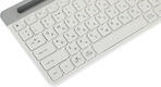 Клавиатура A4Tech Fstyler FBK25 белый/серый USB беспроводная BT/Radio slim Multimedia Клавиатура A4Tech Fstyler FBK25 белый/серый USB беспроводная BT/Radio slim Multimedia