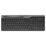 Клавиатура A4Tech Fstyler FBK25 черный/ серый USB беспроводная BT/ Radio slim Multimedia FBK25 BLACK