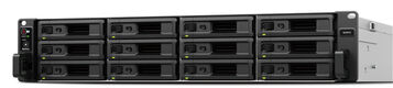 Synology(Rack 2U)12C 2,1 GhzCPU/16Gb(128)/RAID0,1,10,5,6/up to 12 HP SATA,SAS(3,5' 2,5') up to 96 (RX1222sas x 7)/2xUSB/4GE+2x10GE(RJ-45)/2Expslot/iSCSI/2xIPcam(up to128)/2xPSU/no rail/1YW