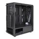 Exegate EX292858RUS Корпус Miditower ExeGate EVO-8225 (ATX, без БП, 2*USB+1*USB3.0, черный, 2 вент. с RGB подсветкой и полоса на передней панели, боковая панель - закаленное стекло)